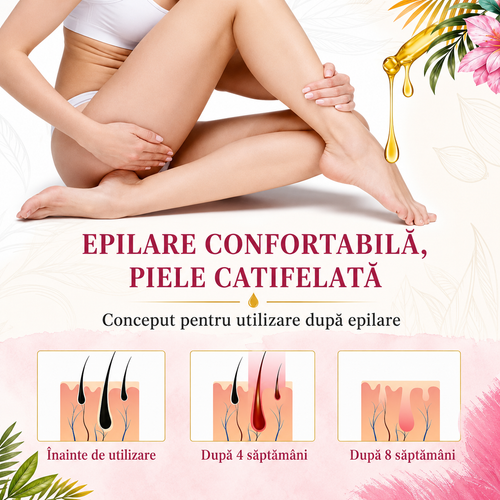 Ulei Natural Pentru Hidratare și  Reducerea Naturală a Creșterii Părului