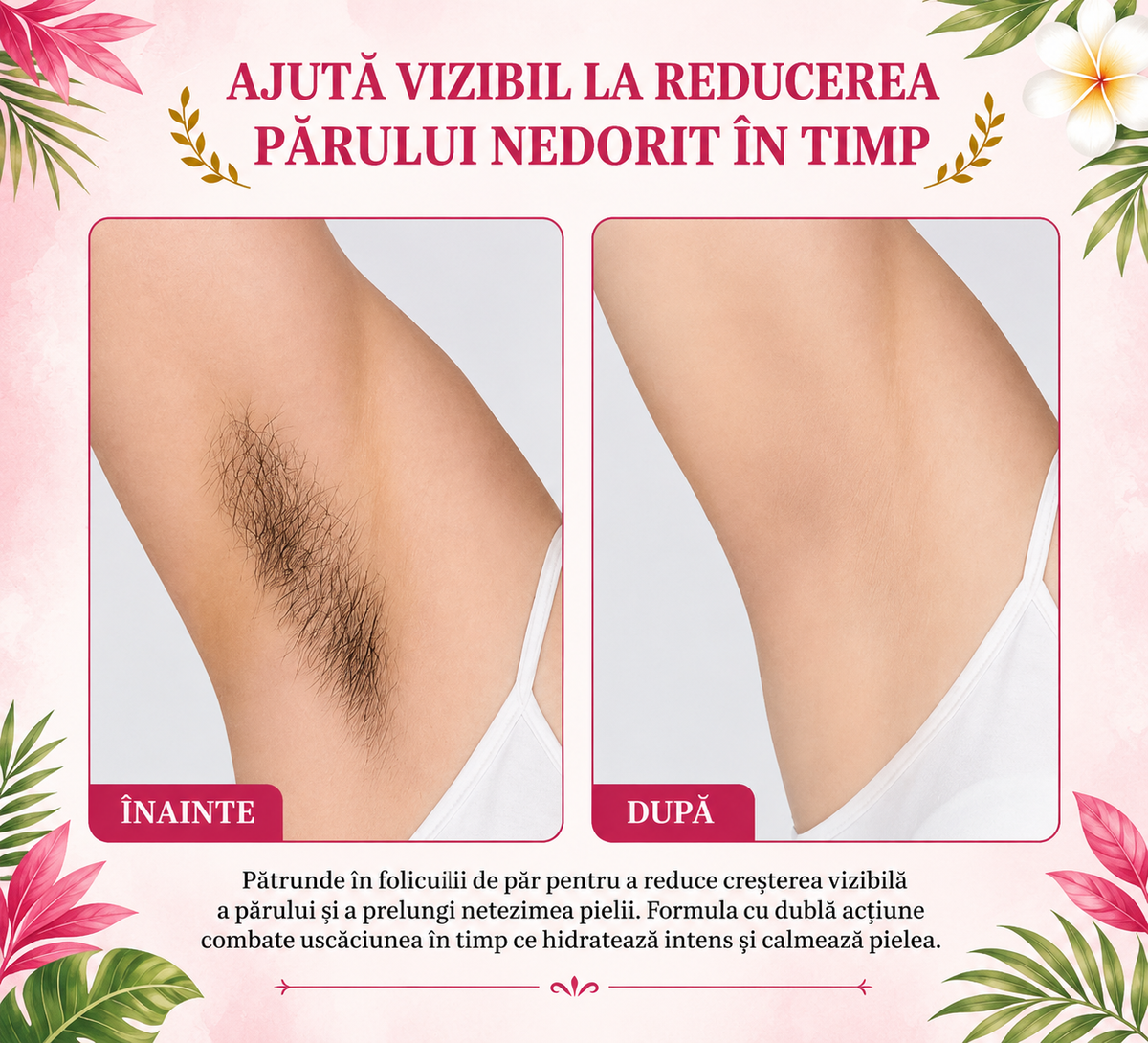 Ulei Natural Pentru Hidratare și  Reducerea Naturală a Creșterii Părului