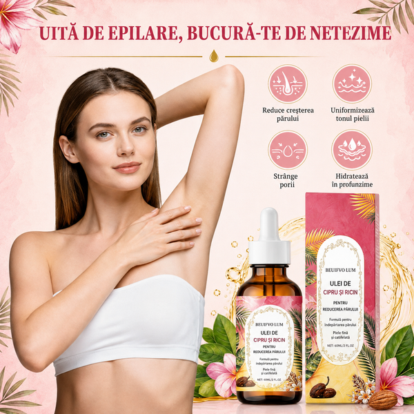 Ulei Natural pentru Îndepărtarea Părului